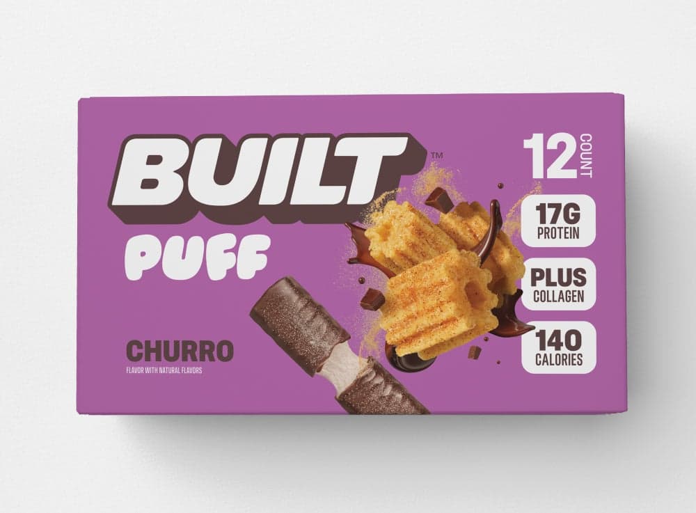 Built Puff Protein Bar, Churro (12 Count)