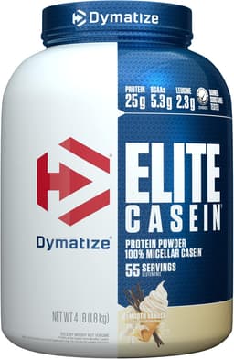 Dymatize Elite Casein, Vanilla (4 lb)