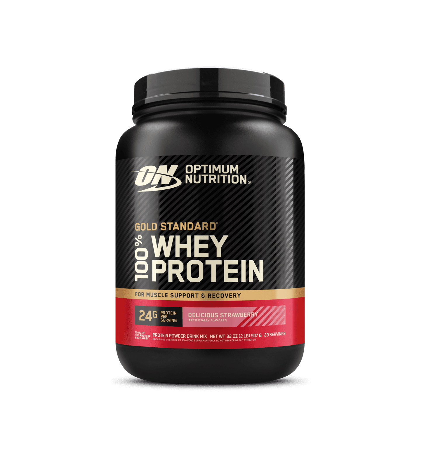 Gold Standard 100% Whey - Delicious Strawberry (2 lb)