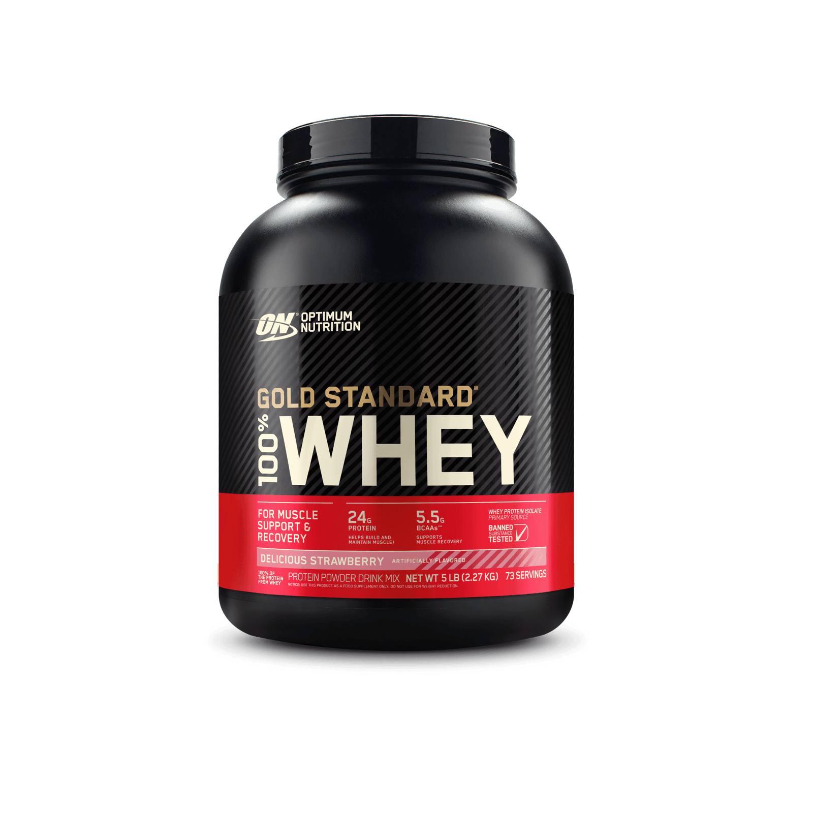 Gold Standard 100% Whey - Delicious Strawberry (5 lb)