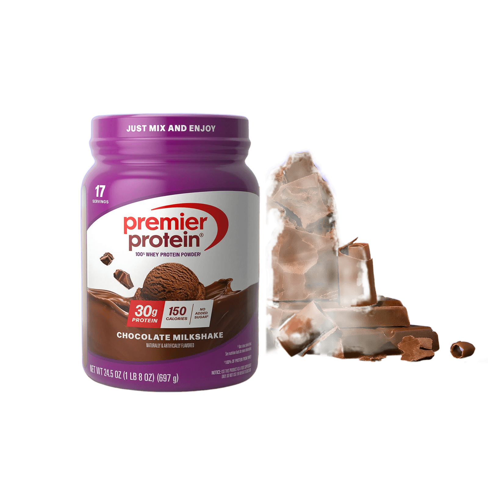 Premier Protein Powder, Chocolate Milkshake (24.5 oz)
