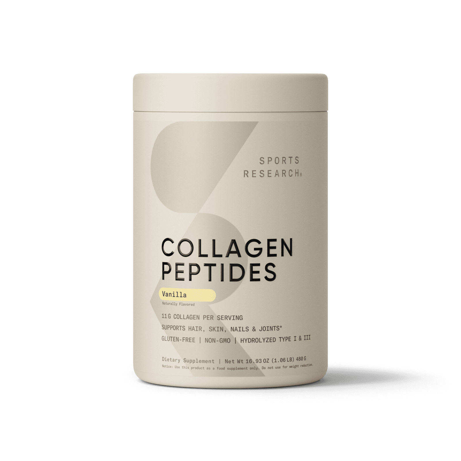 Collagen Peptides, Dark Chocolate (22 oz)