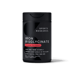 Iron + Liposomal Vitamin C (90 Liquid Veggie Capsules)