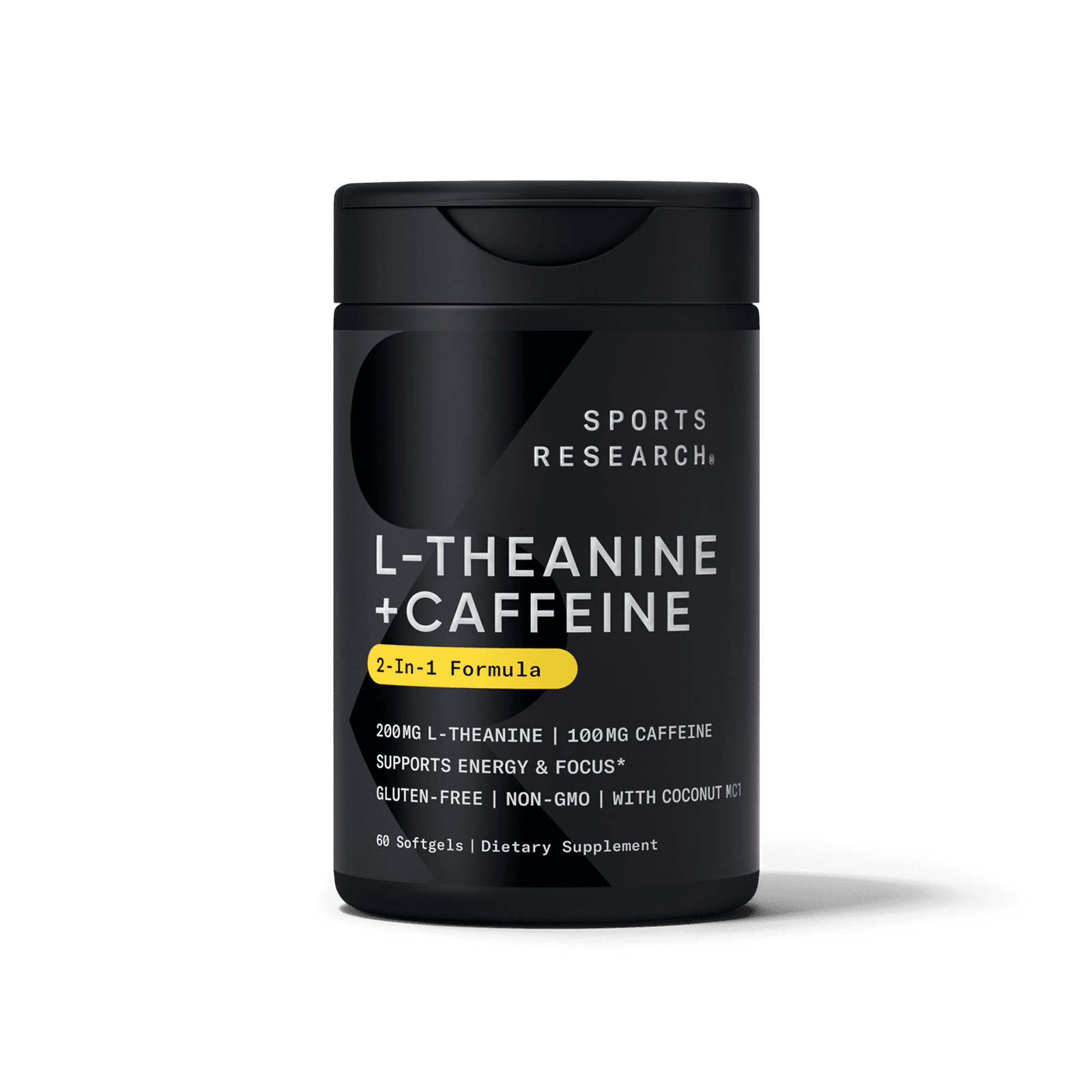 L-Theanine + Caffeine (60 Softgels)