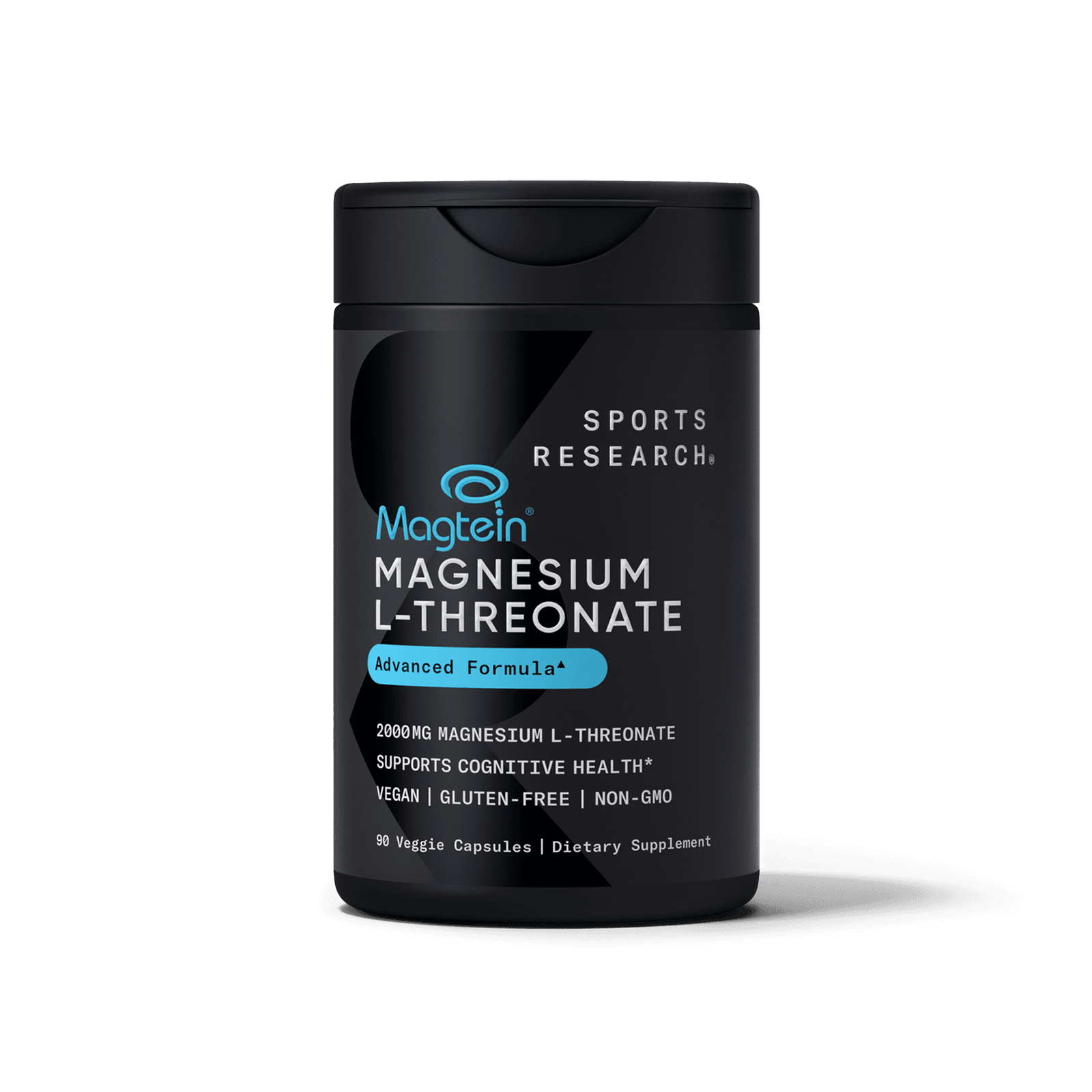 Magnesium L-Threonate (Magtein), 2000mg (90 Veggie Capsules)