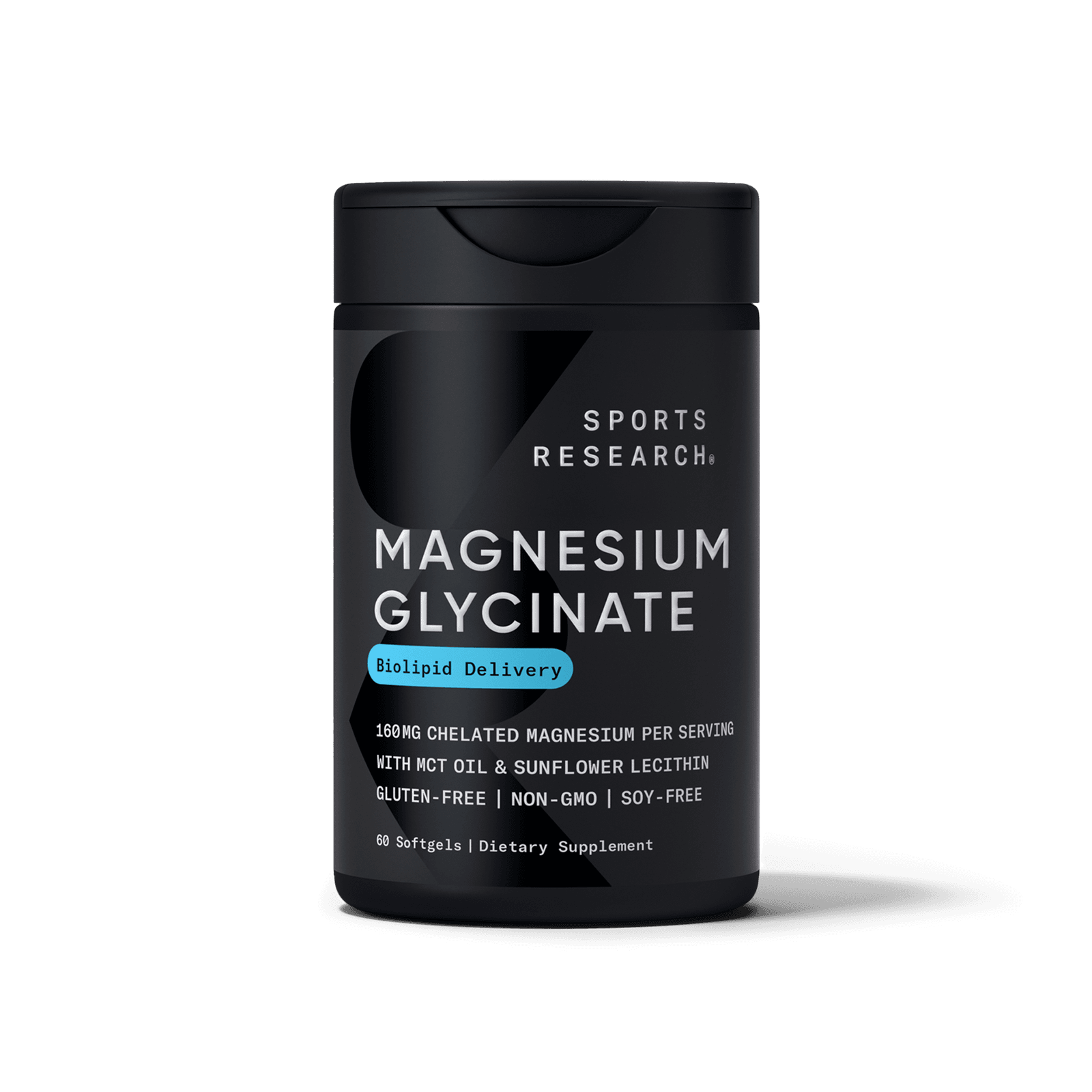 Magnesium Glycinate, 160mg (60 Softgels)