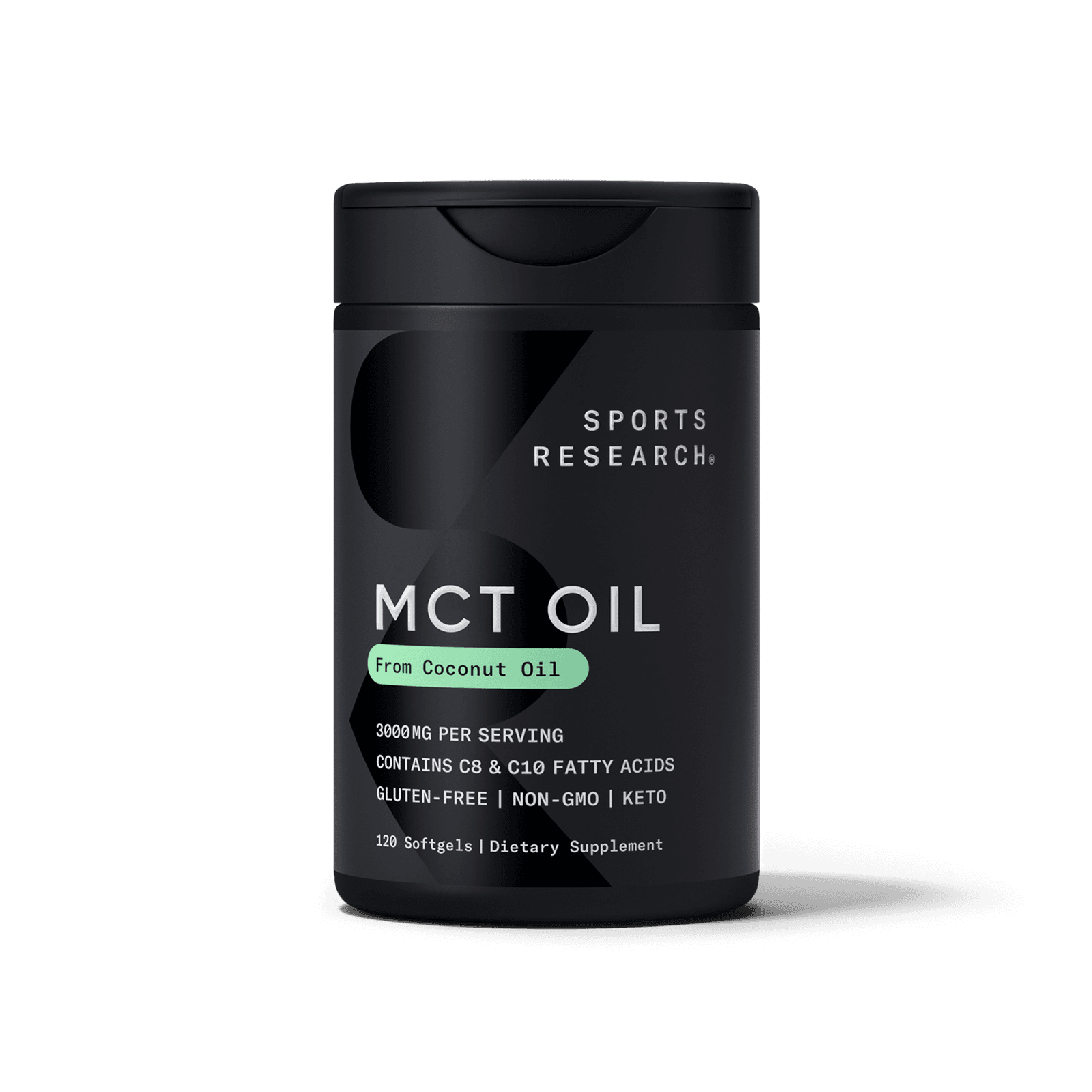MCT Oil from Coconut, 3000mg (120 Softgels)
