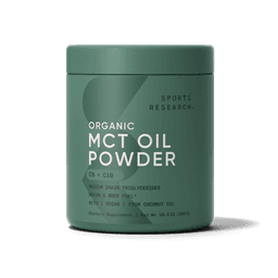 Organic MCT Oil Powder, Unflavored (30 Servings)