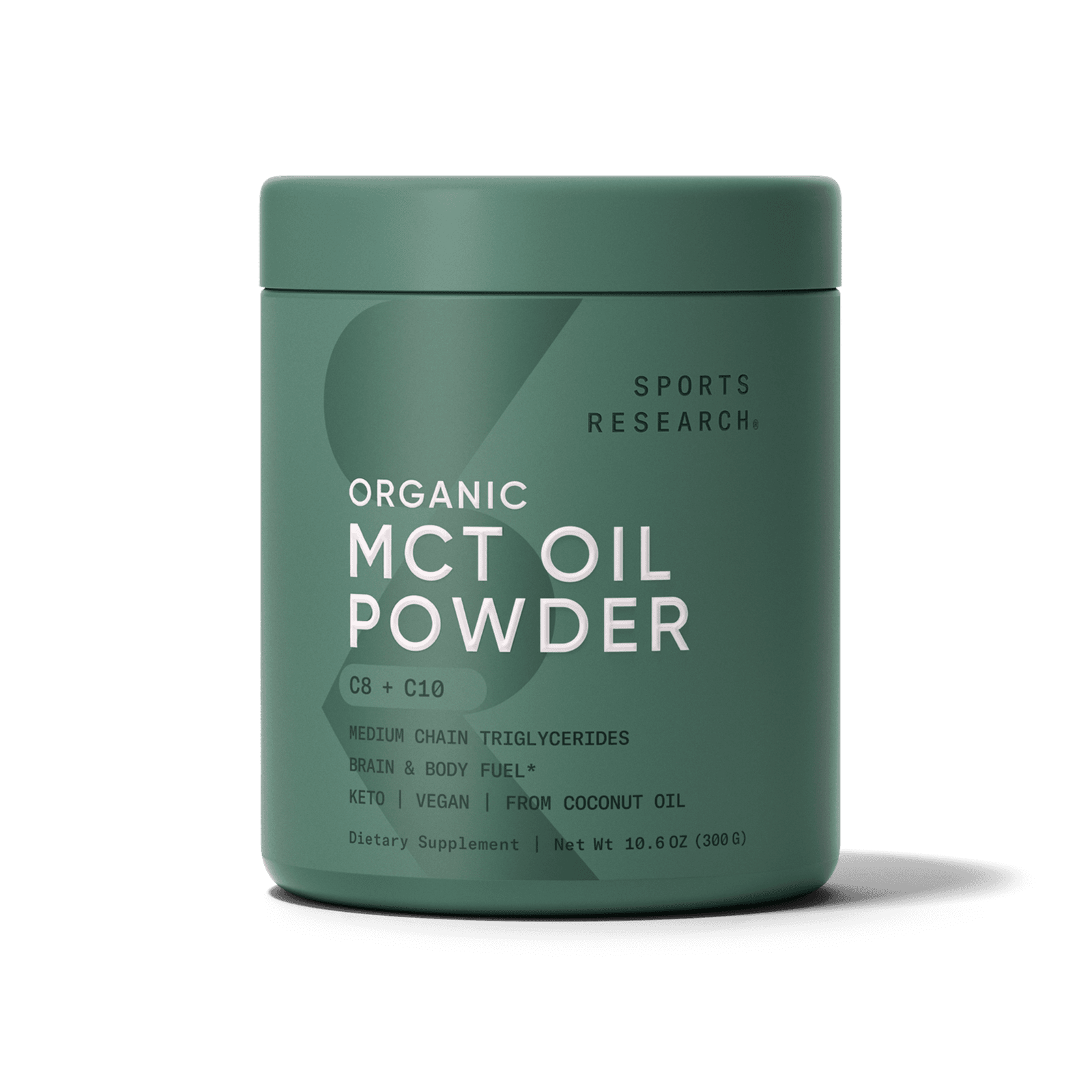 Organic MCT Oil Powder, Unflavored (30 Servings)