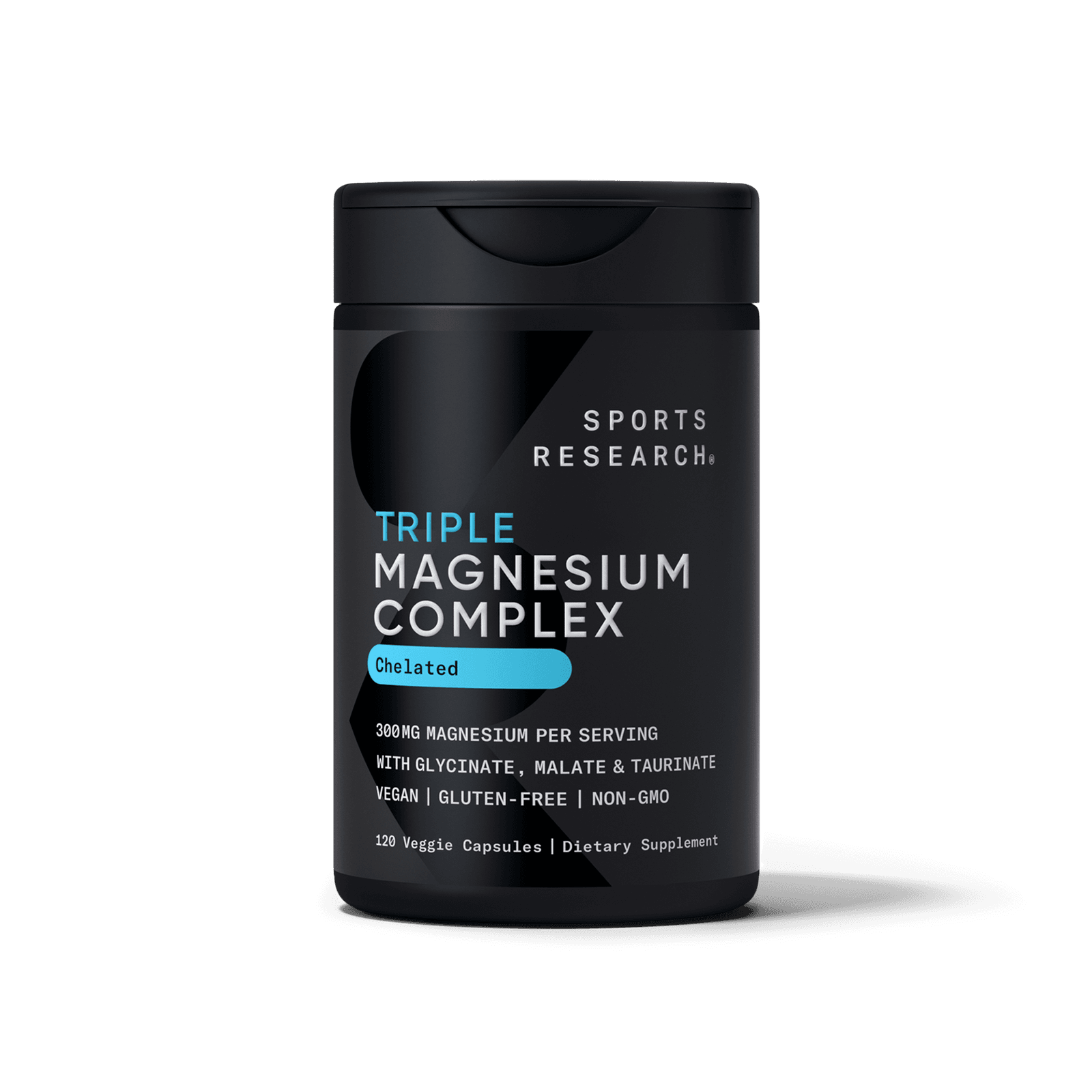 Triple Magnesium Complex, 300mg (120 Veggie Capsules)
