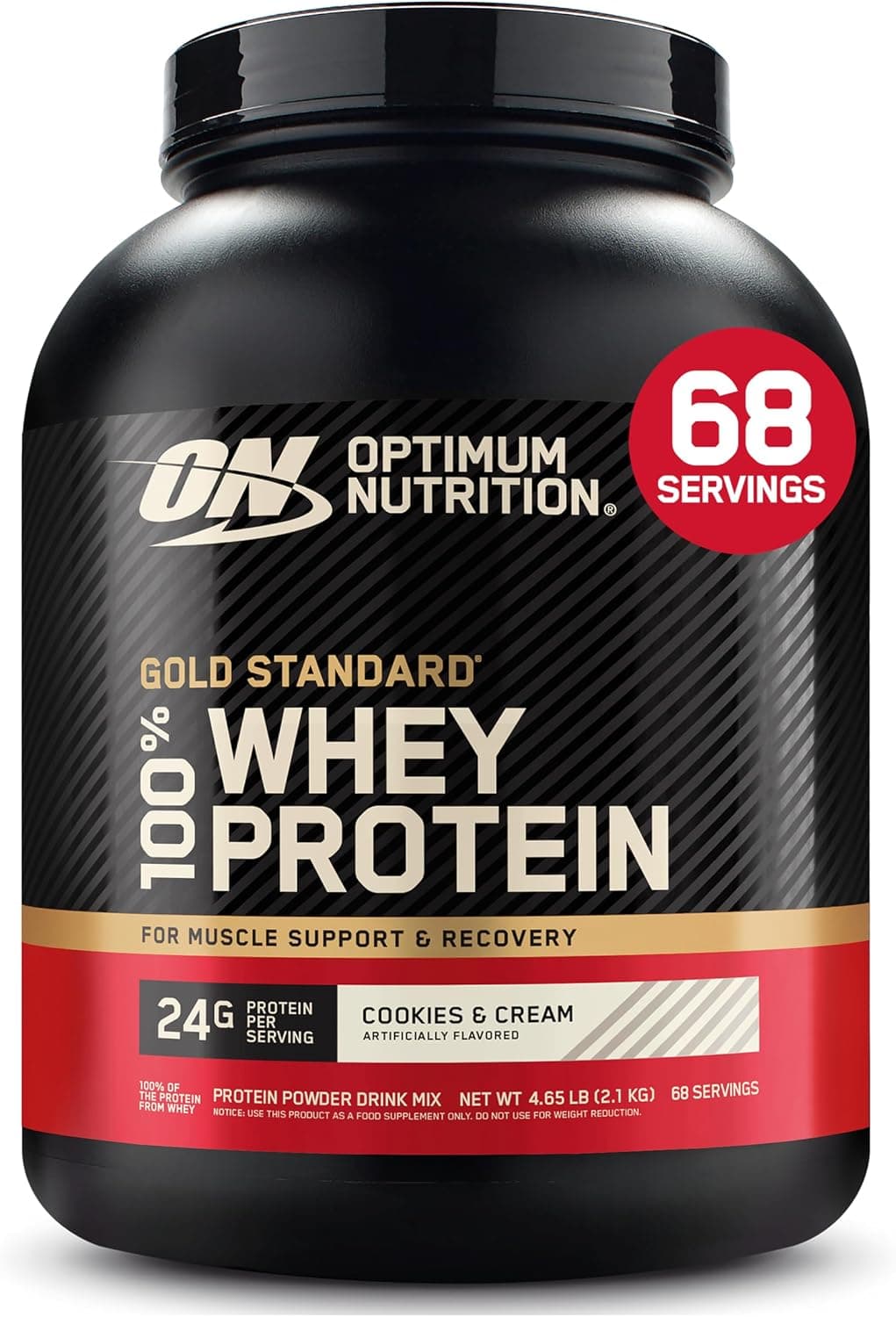 Gold Standard 100% Whey - Cookies & Cream (5 lb)