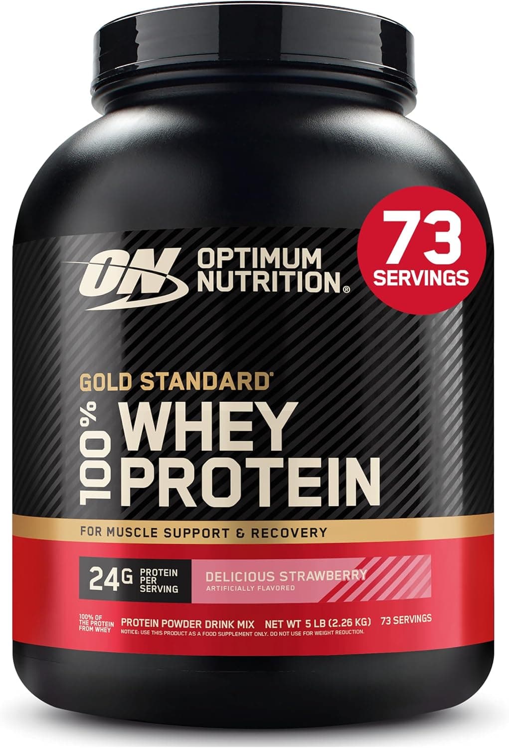 Gold Standard 100% Whey - Delicious Strawberry (5 lb)