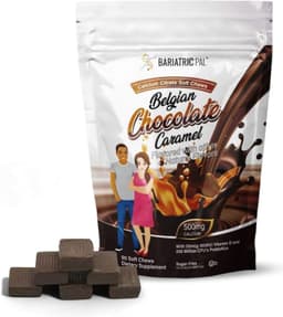 BariatricPal Calcium Citrate Soft Chews, Belgian Chocolate Caramel (90 Count)