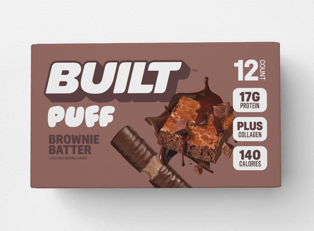 Built Puff Protein Bar, Brownie Batter (12 Count)