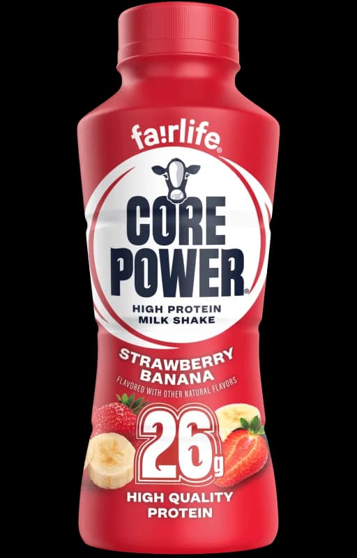 Core Power Protein Shake, Strawberry Banana (14 fl oz, 12 Pack)