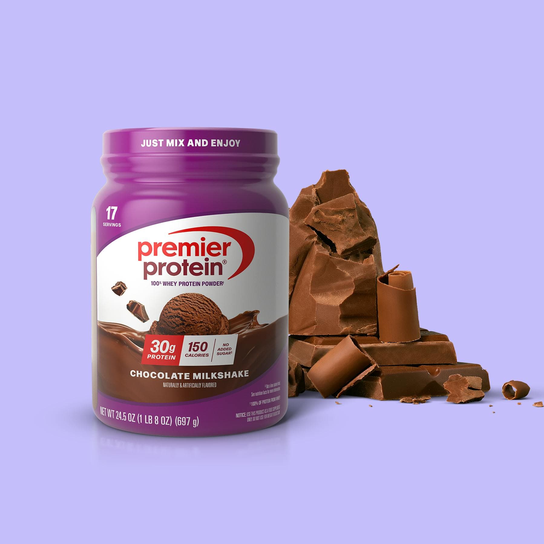 Premier Protein Powder, Chocolate Milkshake (24.5 oz)