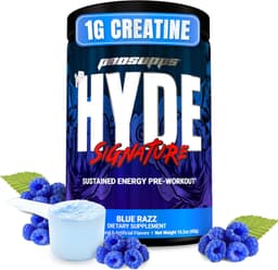 Mr. Hyde Signature Pre-Workout, Blue Razz (60 Servings)