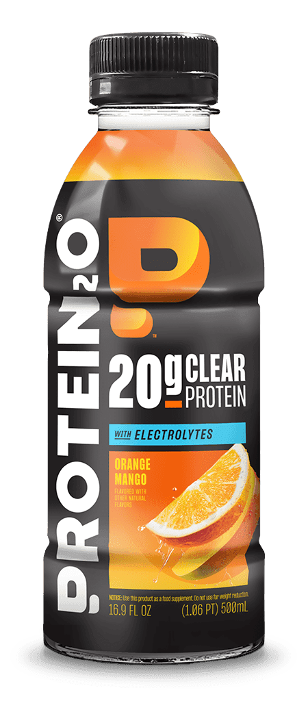 Protein2o Whey Protein Isolate Hydration Drink, Orange Mango (16.9 oz, 12-Pack)