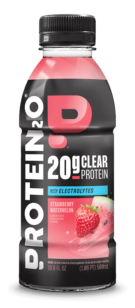 Protein2o Whey Protein Isolate Hydration Drink, Strawberry Watermelon (16.9 oz, 12-Pack)