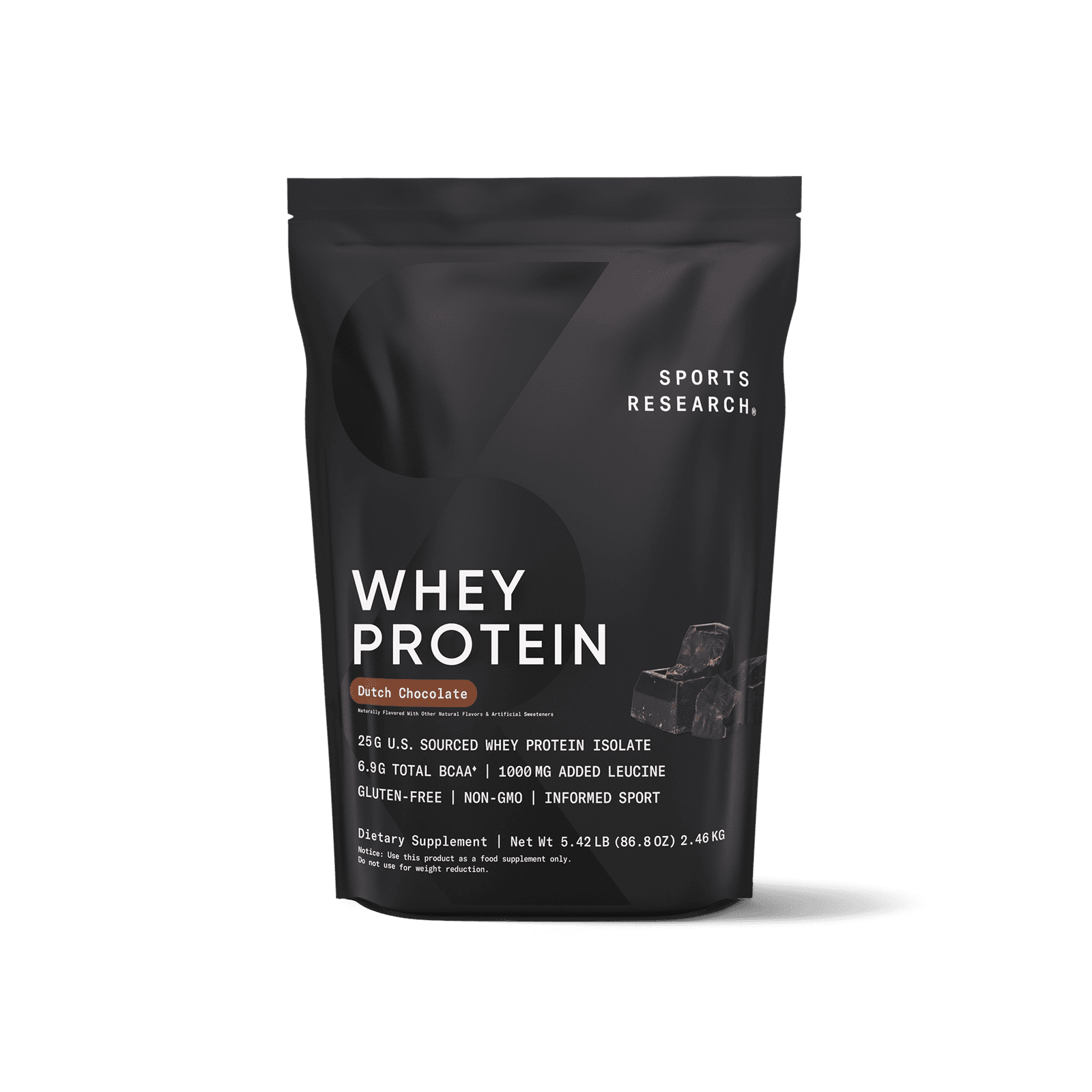 Whey Protein Isolate, Dutch Chocolate (36.32 oz)