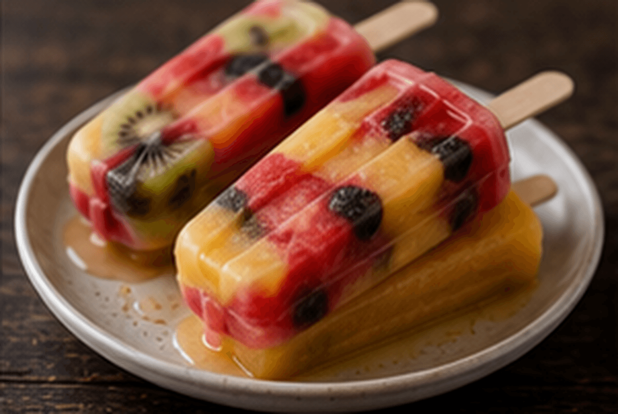 Finished Electrolyte Popsicles