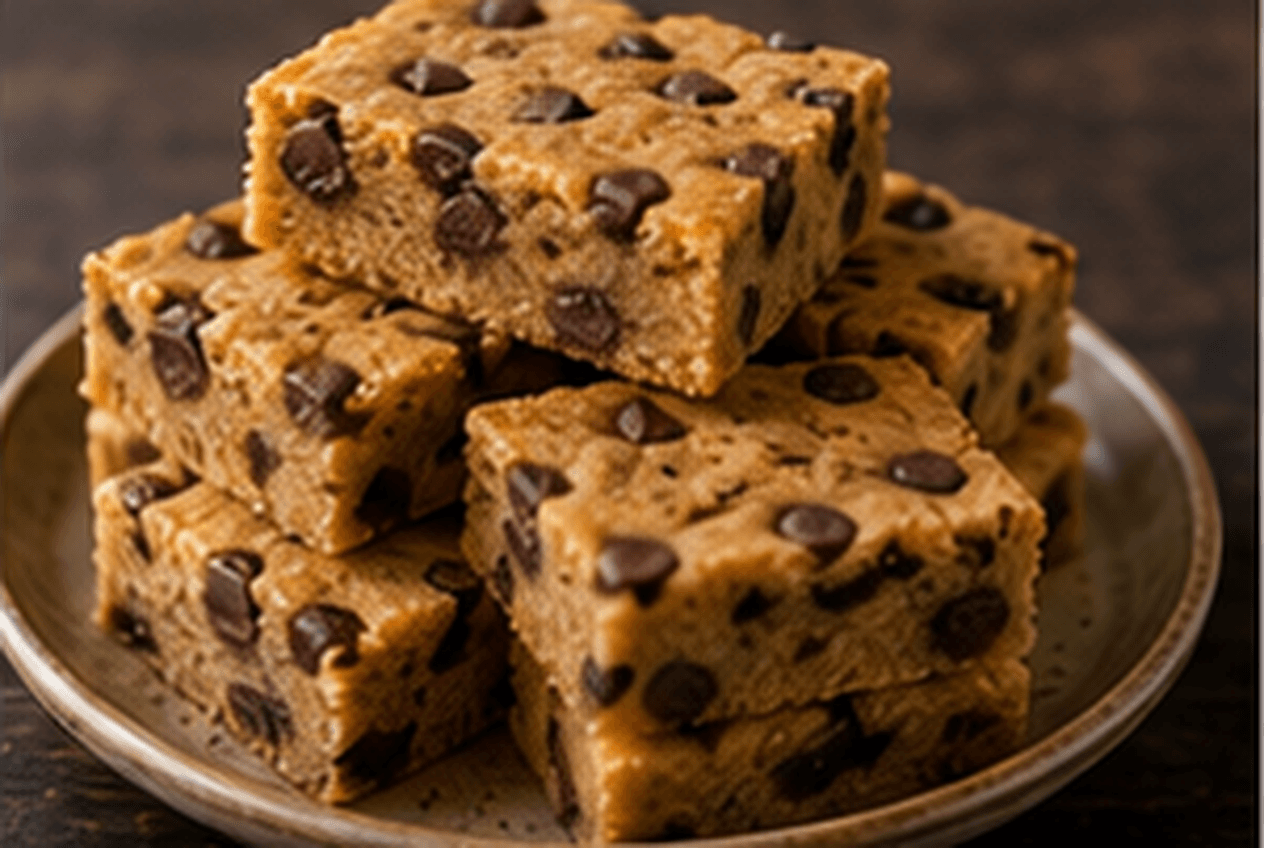 Finished Protein Blondies