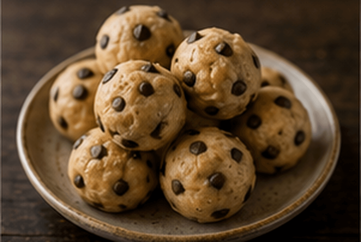 Finished Protein Cookie Dough Bites