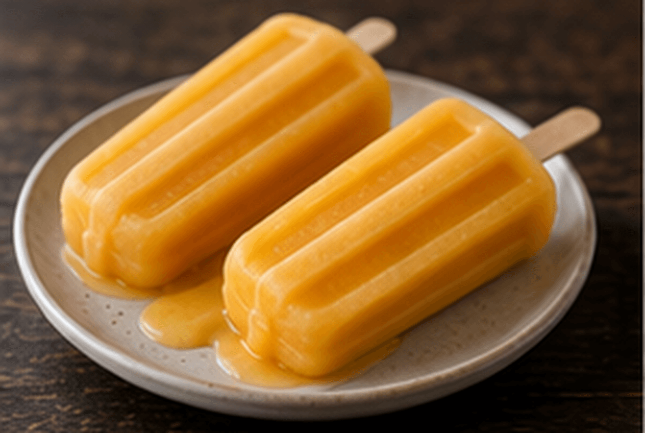 Finished Protein Fruit Popsicles