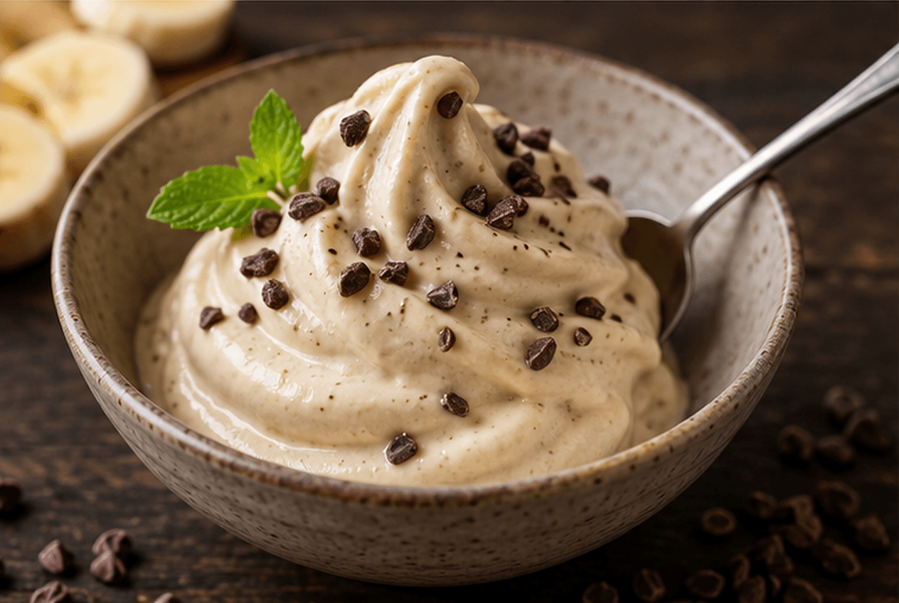 Finished Protein Ice Cream (Nice Cream)